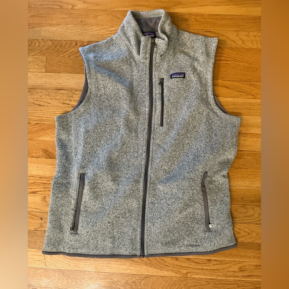 Patagonia "better sweater" Heather Gray Fleece Vest